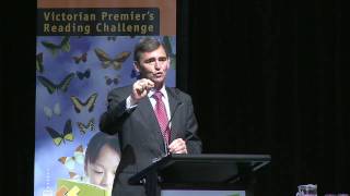 John Brumby and Bronwyn Pike - Premier's Reading Challenge presentation