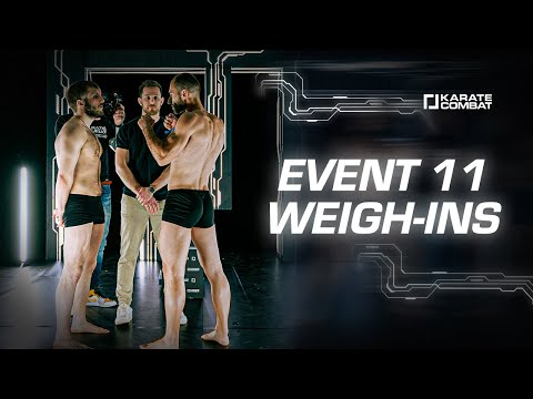 Karate Combat: Season 3 Event Eleven - Weigh-Ins