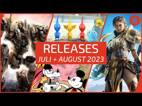 Neue SPIELE im JULI & AUGUST 2023 für PS5, PS4, Xbox Series X, Xbox One, Nintendo Switch & PC