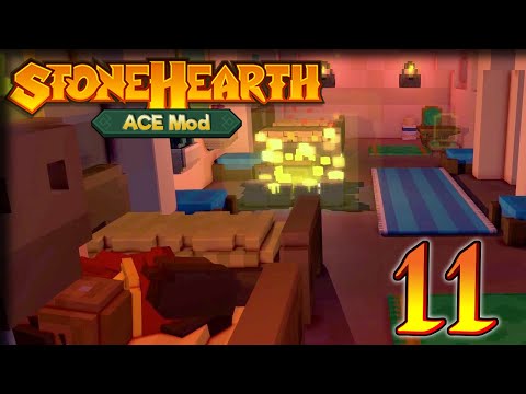Beautiful Bedrooms – StoneHearth 1.1 + ACE Gameplay – Let's Play Part 11
