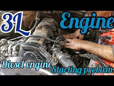 How to diesel engine starting problem || Toyota 3L engine