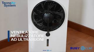 Ventilatore da pavimento con nebulizzatore ad acqua Ruby Clim VP-5