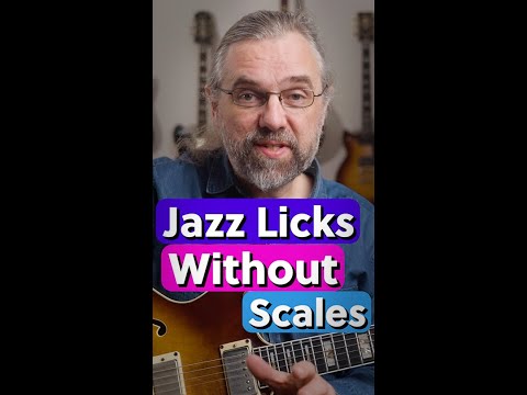 Jazz licks with NO scales 😎