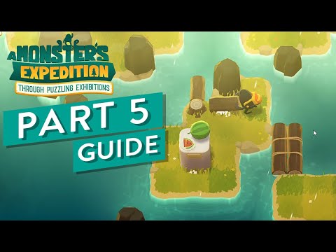 A Monster's Expedition Walkthrough Solution Puzzle Game Part 5 - Rain Biome and More