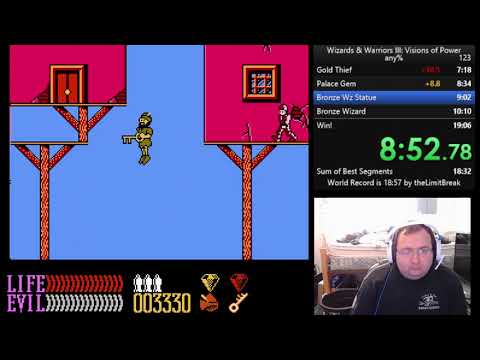 *Former WR* Wizards & Warriors III Any% in 18:51
