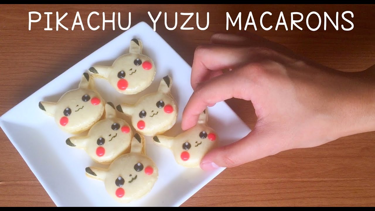 POKEMON GO Pikachu Yuzu Macarons ポケモンGo ゆずマカロン