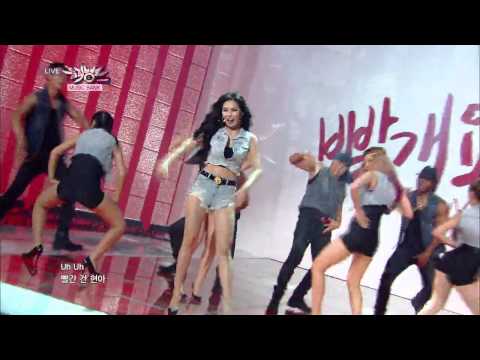 [HIT] 뮤직뱅크-현아 - 빨개요.20140725