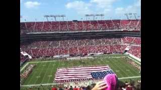 preview picture of video 'Tampa Bay Bucs v Kansas City Chiefs  14th October 2012   National Anthem'