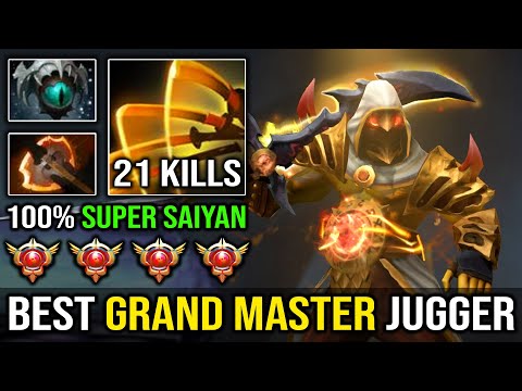 Best Juggernaut Spammer | Top Grand Master Tier 1st Item Battle Fury with 21Kills Counter SK Dota 2