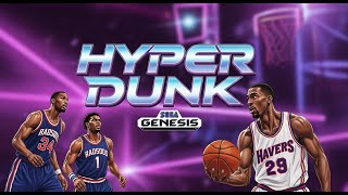 Hyper Dunk - Sega Genesis / Sega Mega Drive (Gameplay)