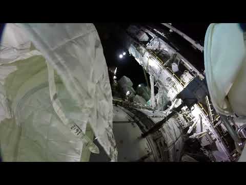 ISS Expedition 50: US EVA #41 - Peggy Whitson GoPro [Part 4]