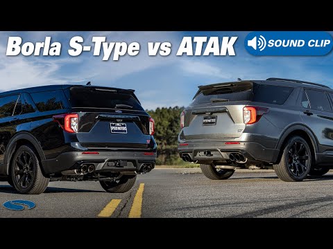 Borla S-Type vs Borla ATAK Cat-Back | 2020+ Explorer ST | Sound Clip Comparison