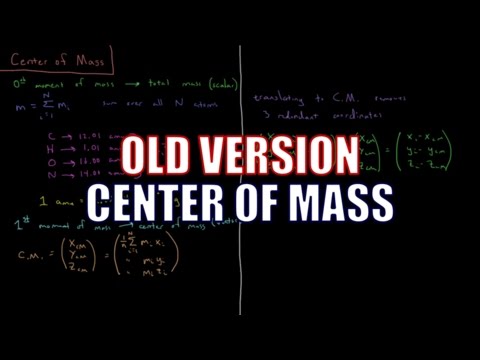 Computational Chemistry 1.12 - Center of Mass (Old Version)