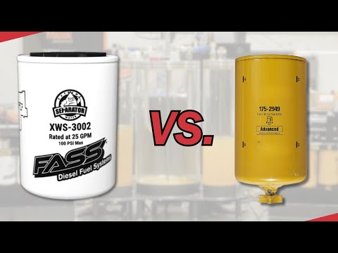 CAT Filters vs. FASS Filters: Water Separation Test