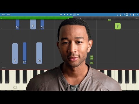 Love Me Now - John Legend piano tutorial