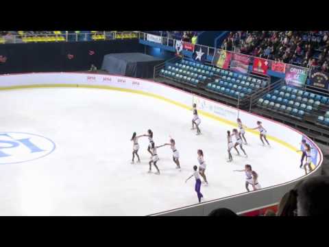 WJSSC 2015 Zagreb - Team Temptation - Belgien - Free Skating