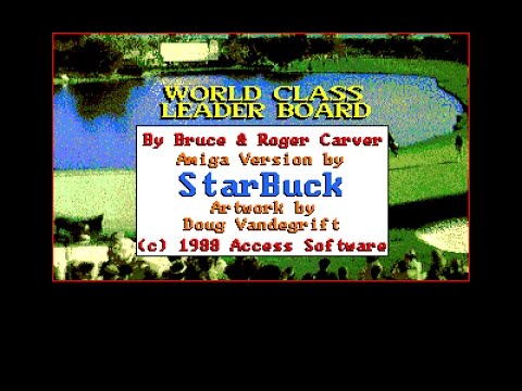 World Class Leader Board Amiga