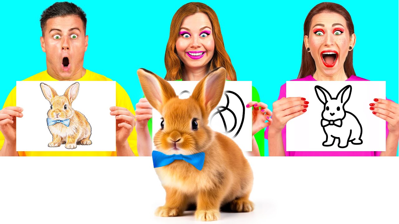 絵がうまいのはどっち？ | アートチャレンジ Fun Teen