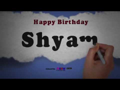 Happy Birthday Shyam | Whatsapp Status Shyam