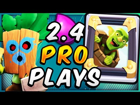 TROLLING LADDER with 2.4 ELIXIR LOG BAIT DECK! — Clash Royale
