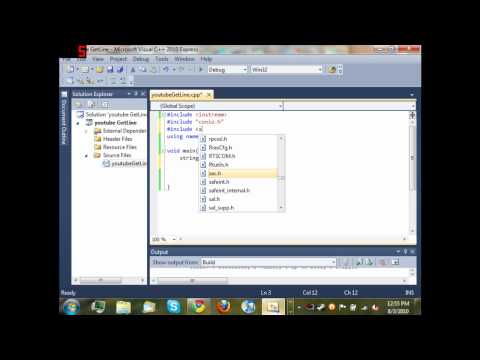 Visual C++ 2010 Tutorial 6 - getline