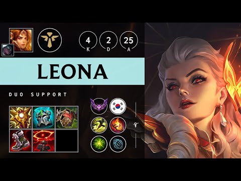 Leona Support vs Pyke - KR Master Patch 25.13