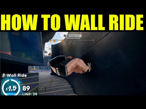 Skate 4 - how to wall ride (skate on walls)