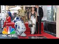 Carrie Fisher receives a star on Hollywood's Walk of Fame