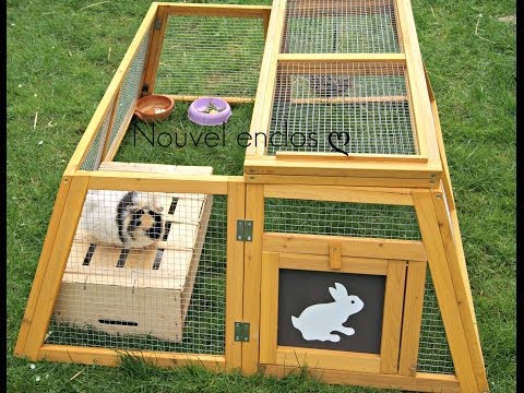 comment construire une cage a lapin en bois