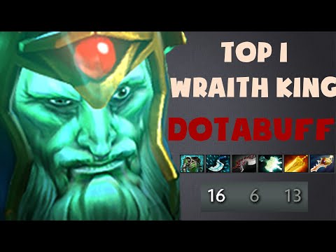 TOP 1 Wraith King DotaBuff | 7000 mmr game