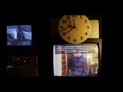 The end of analog TV in Scotland - digital switchover, Blackhill, central Scotland
