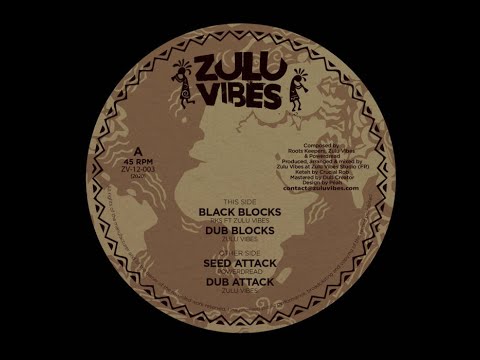 ZULU VIBES - ZV12003 - Roots Keepers feat Zulu Vibes - Black Blocks + Dub Blocks (12")