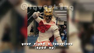 Cover art for you right x luxurious