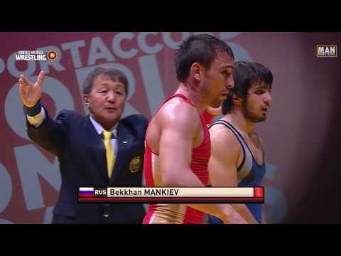 GR FINAL 55kg: Bekkhan Mankiev (RUS) 6-2 Murad Bazarov (AZE)