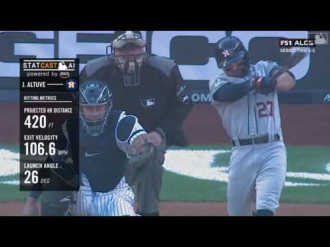 Statcast:  Altuve's 420 ft  HR
