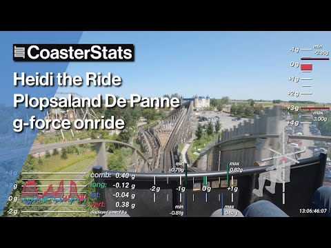 Heidi the Ride g-force onride - Plopsaland De Panne [4K 60FPS]