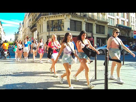 Paris Walks, Summer in Paris, July 6, 2022 - 4K UHD