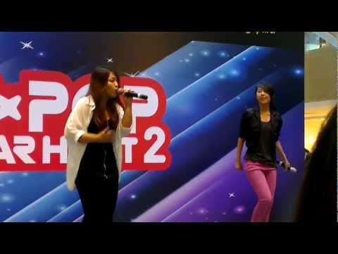 120902 Maressa & Jasmine - I Love You by 2NE1 (ending) @TvN Kpop Starhunt 2 Singapore