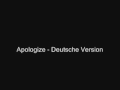 Apologize -Deutsche Version 