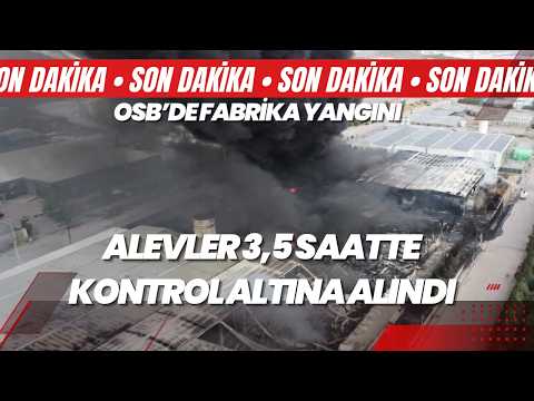 5 İşçi Yaralandı, Alevler 3,5 Saatte Kontrol Altına Alındı