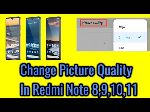 How to change camera picture quality in redmi note 8,9,10,11.