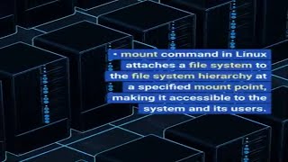 YouTube Thumbnail for LEARN THE MOUNT COMMAND IN UNDER 1 MINUTE! #linux #shorts