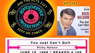 Ricky Nelson - You Just Can&#39;t Quit - 1966