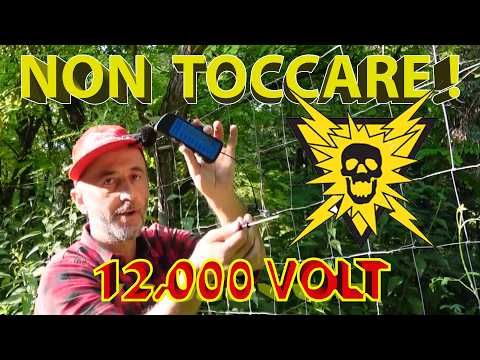 Come creare un recinto elettrico con il potente elettrificatore VOSS Sirus 8. Lupi fuori !