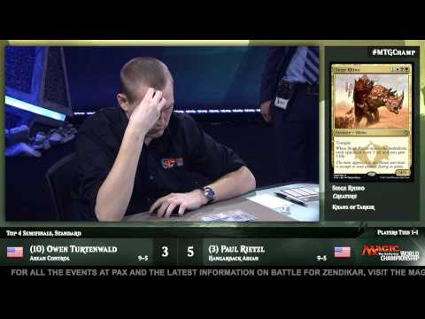 2015 Magic World Championship Semifinals: Owen Turtenwald vs. Paul Rietzl