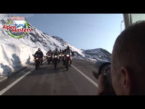 World's largest motorcycle test: Alpen-Masters 2011