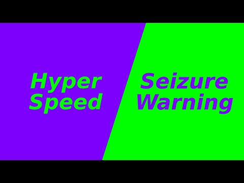 Hyper Speed Flashing Color Changing - Green Violet Purple Screen [10 Minutes SEIZURE WARNING]