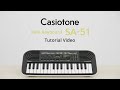 Casiotone Mini Keyboard SA-51 Tutorial Video | CASIO