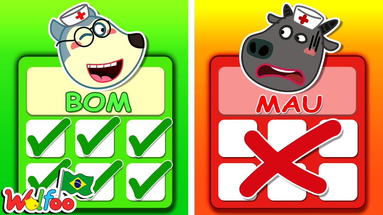 Médico Bom VS Mau - Wolfoo em histórias divertidas para crianças | @wolfooemportuguesoficial