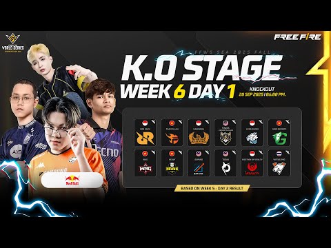 🔴 [EN] FFWS SEA 2025 FALL | Battle Royale - Week 6 Day 1